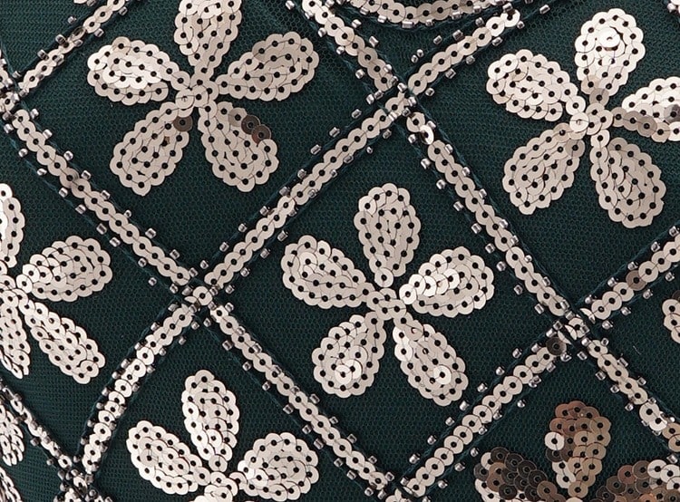 Abito Charleston Anni '20 - Verde E Oro