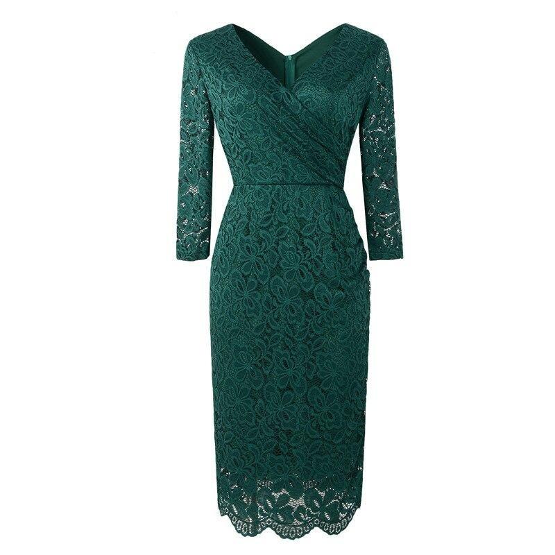 Abito A Tubino Vintage Anni '50 Verde