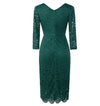 Abito A Tubino Vintage Anni '50 Verde