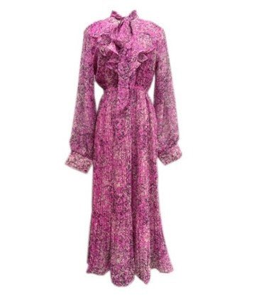 Abito Da Cerimonia Vintage Floreale Rosa