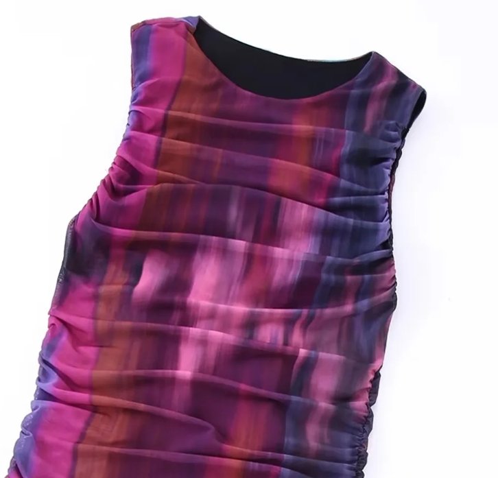 Abito Da Festa Colorato Anni '70