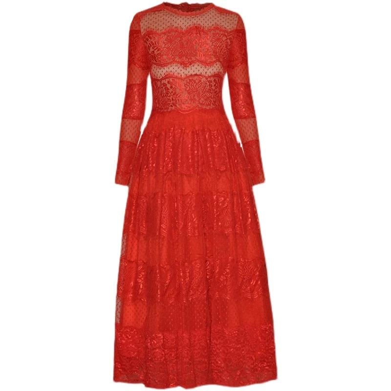 Abito Da Sera Rosso Vintage