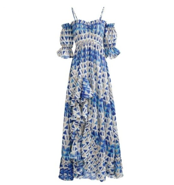 Abito Da Sera Vintage Blu