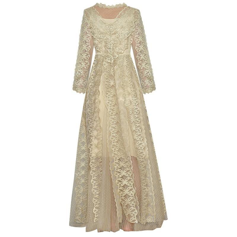 Robe fashion dentelle vintage