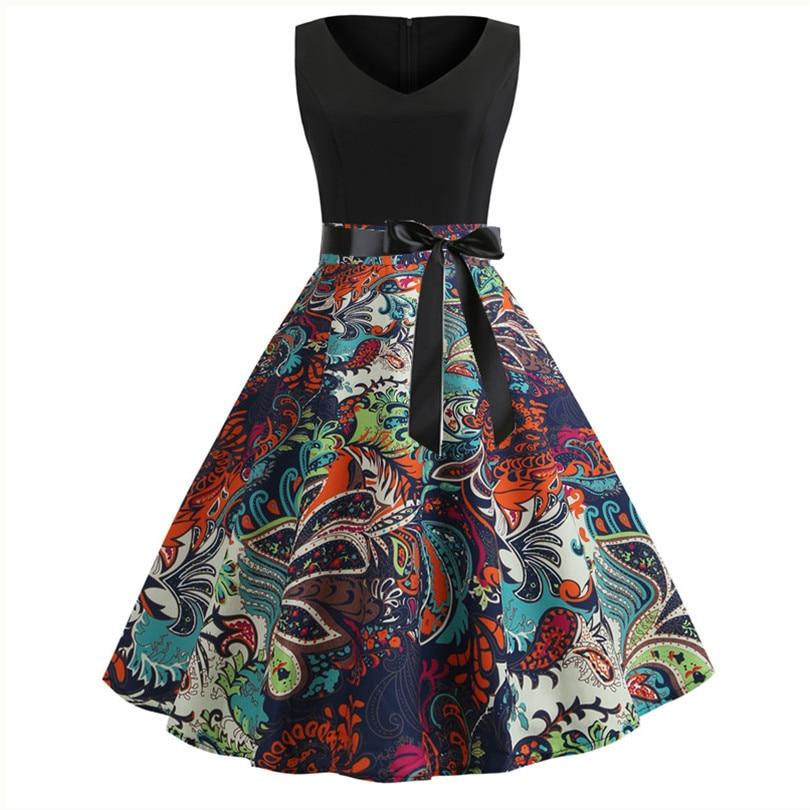 Abito Svasato Da Festa Anni '50