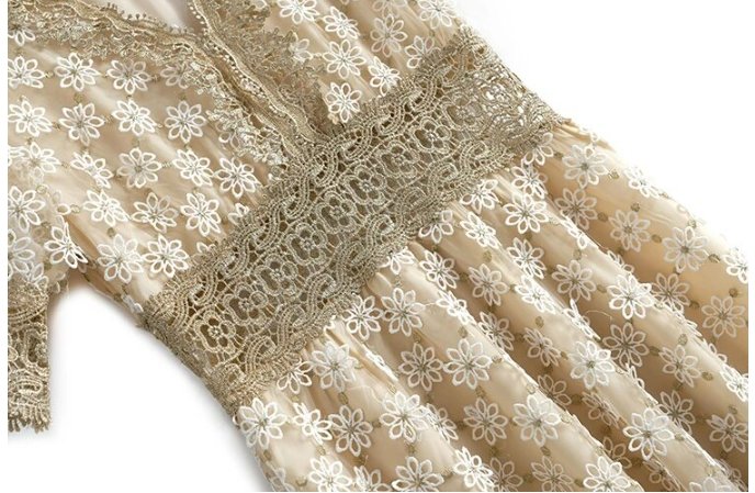 Abito Anni '40 Color Champagne