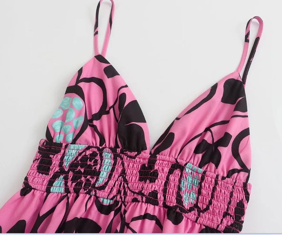 Abito Hippie Floreale Anni '70