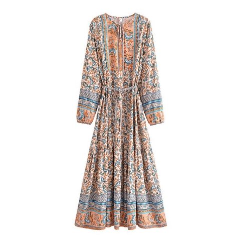 Abito Con Stampa Anni '70