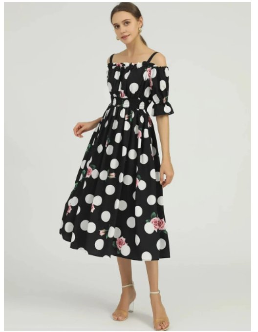 Abito Di Ispirazione Vintage