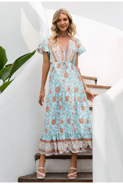 Maxi Abito Vintage Bohémien