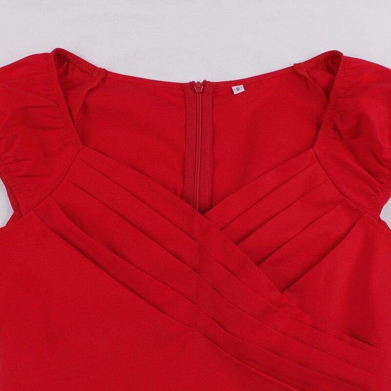 Abito Bustier Anni '60 Rosso