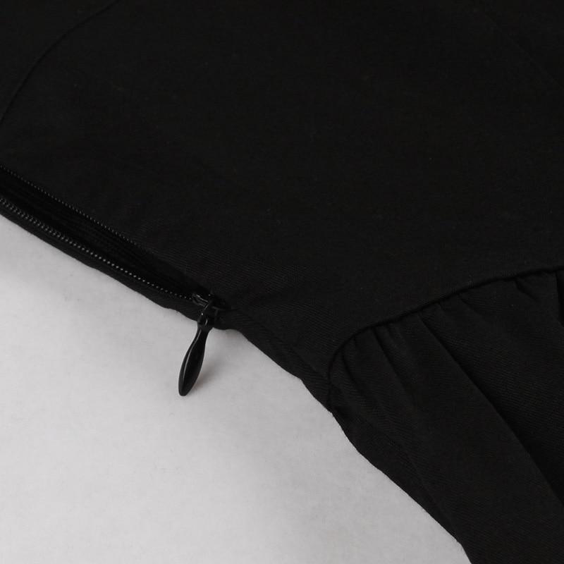 Abito Con Farfalle Nere Anni '50