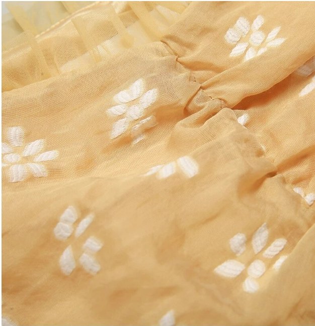 Abito Retrò Moda Anni '40 Giallo