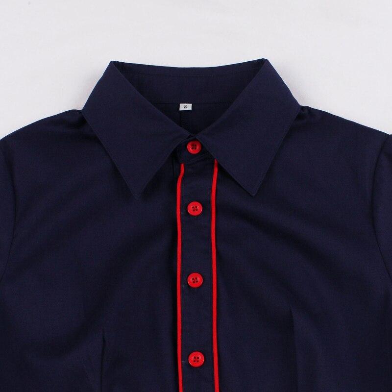 Abito Rockabilly Blu Navy