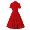 Abito Rosso Chic Anni '50