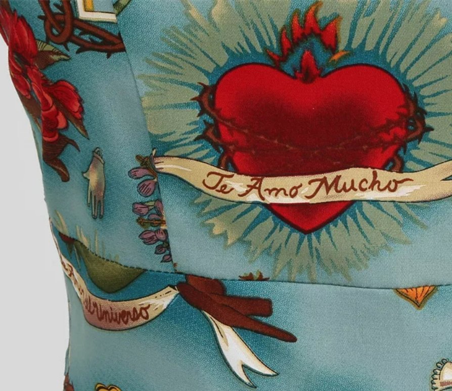 Abito Stile Deco Vintage Anni '50