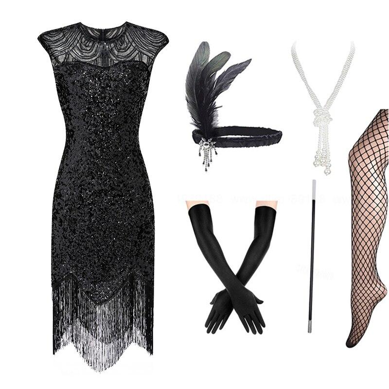 Abito Da Sposa Stile Anni '20 Nero