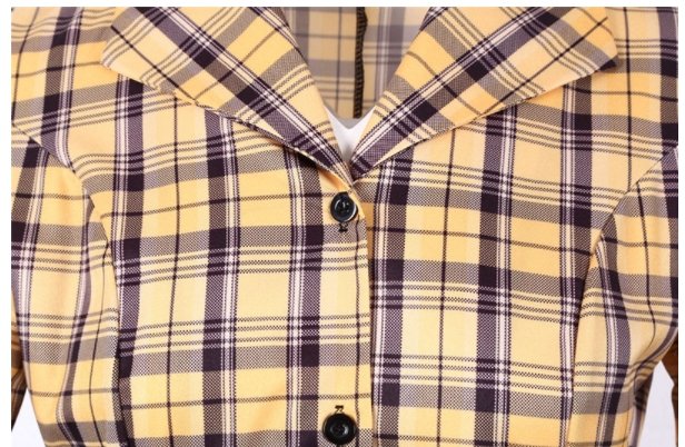 Abito Stile Anni '50 Giallo