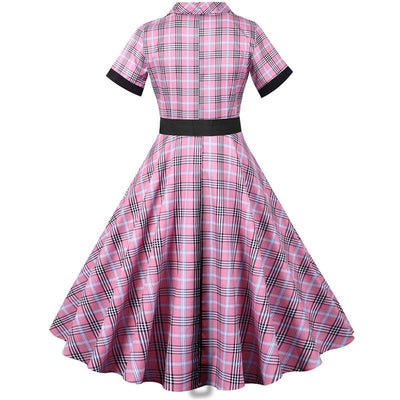 Abito Stile Anni '50 Rosa