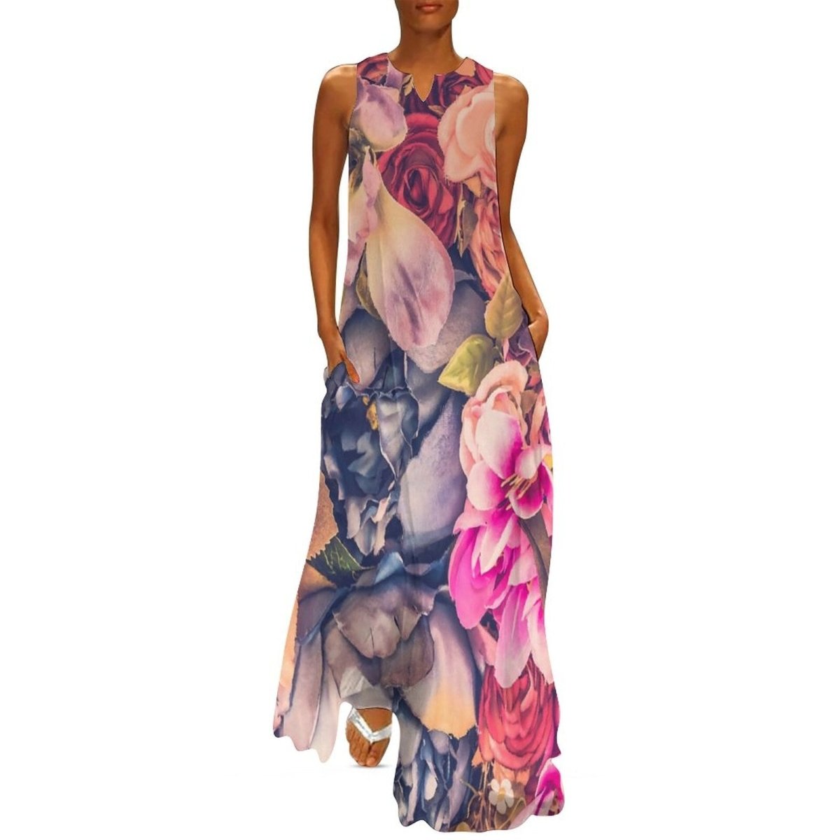 Abito Stile Anni '70 Taglie Forti