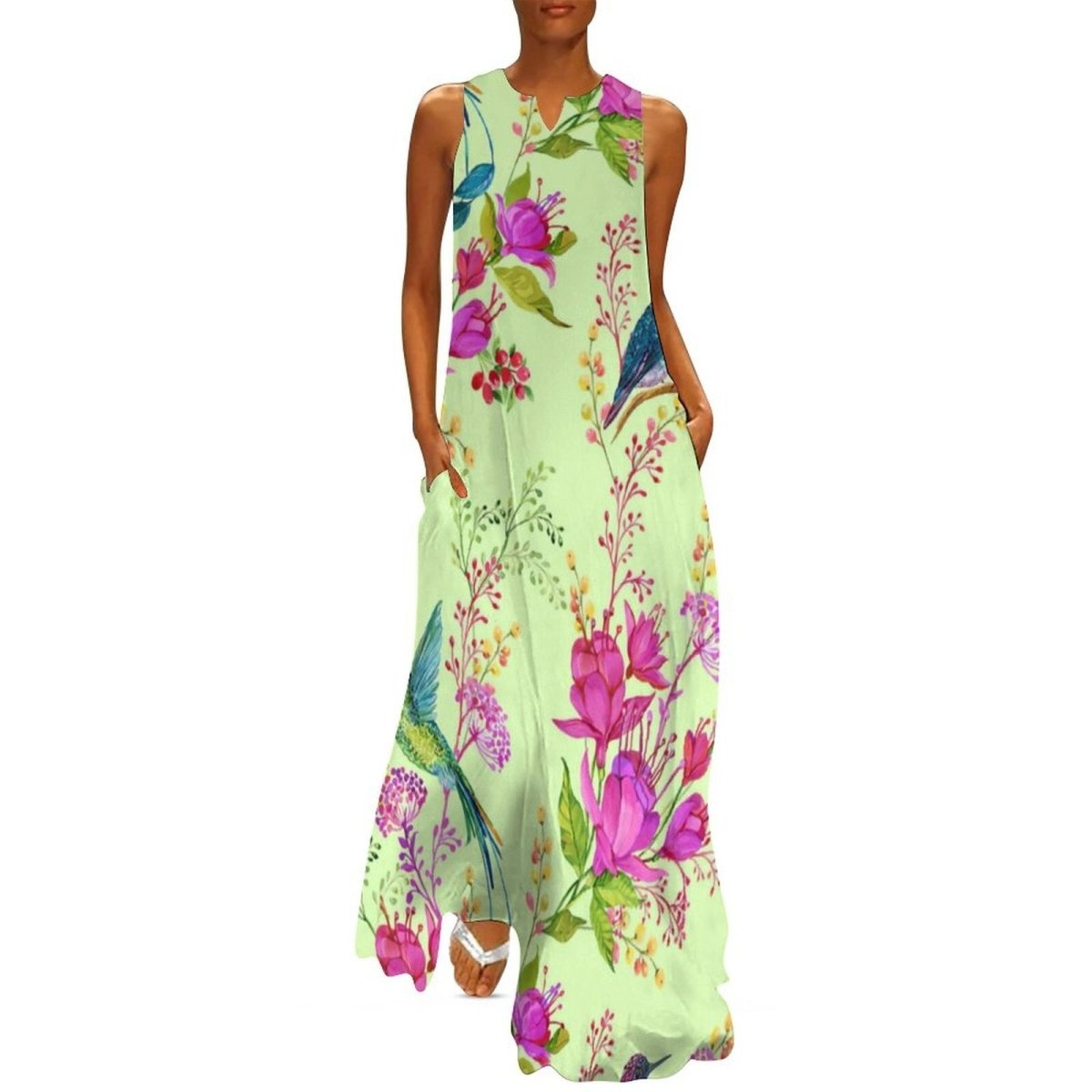 Abito Lungo Stile Anni '70