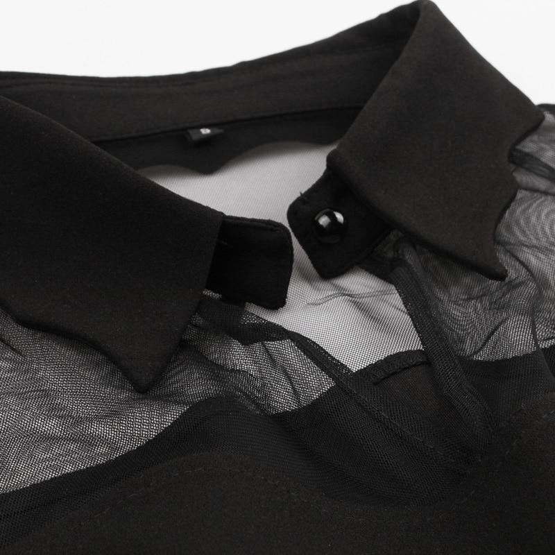 Abito Stile Anni '50 Taglie Forti Nero