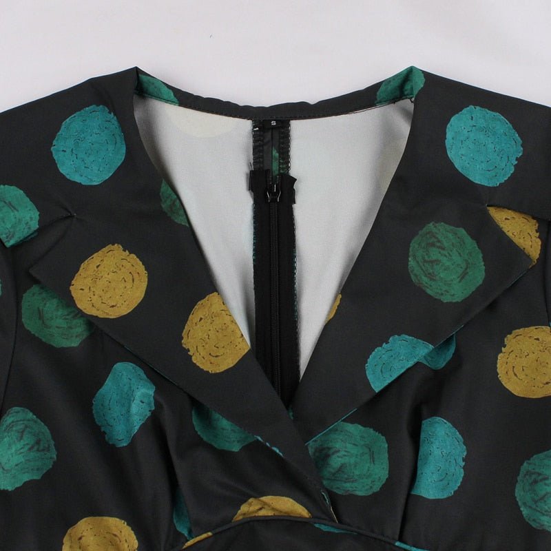 Abito A Pois Stile Anni '50