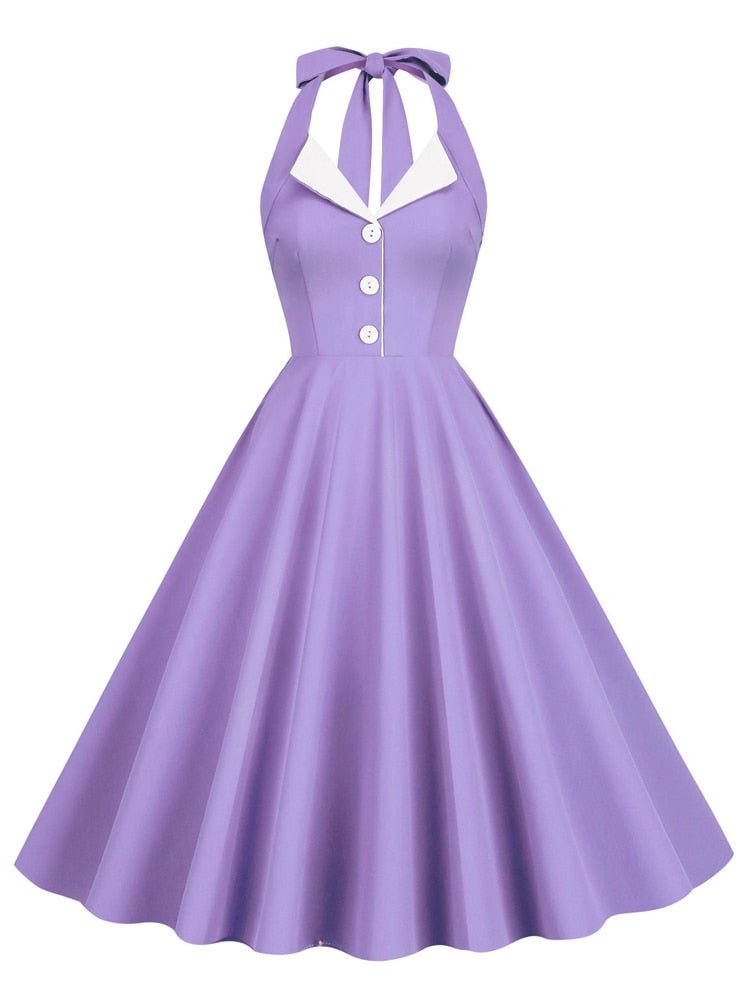 Abito Pin Up Viola Vintage Anni '60