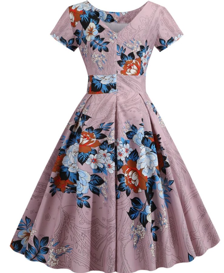 Abito A Tunica Vintage Chic