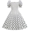 Abito Bianco Stile Anni '50