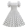 Abito Bianco Stile Anni '50
