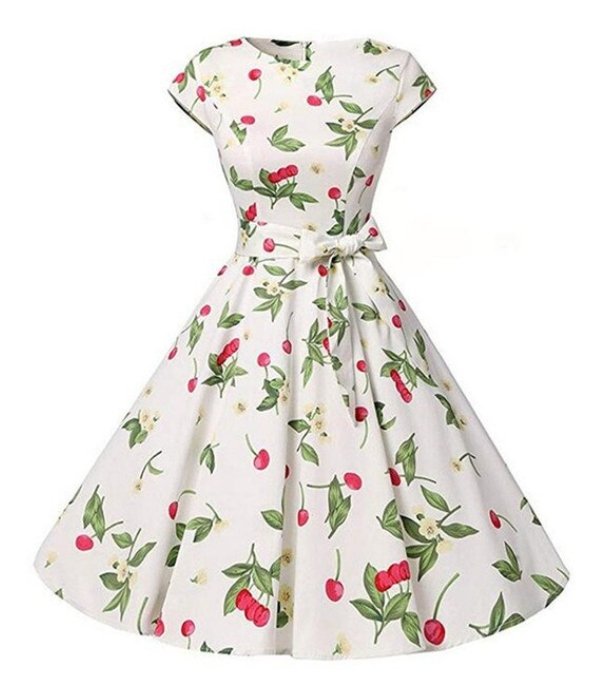Abito Di Ciliegio Vintage 1950