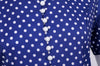 Abito Vintage A Pois Blu Anni '50