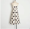 Abito Vintage A Pois Bianchi