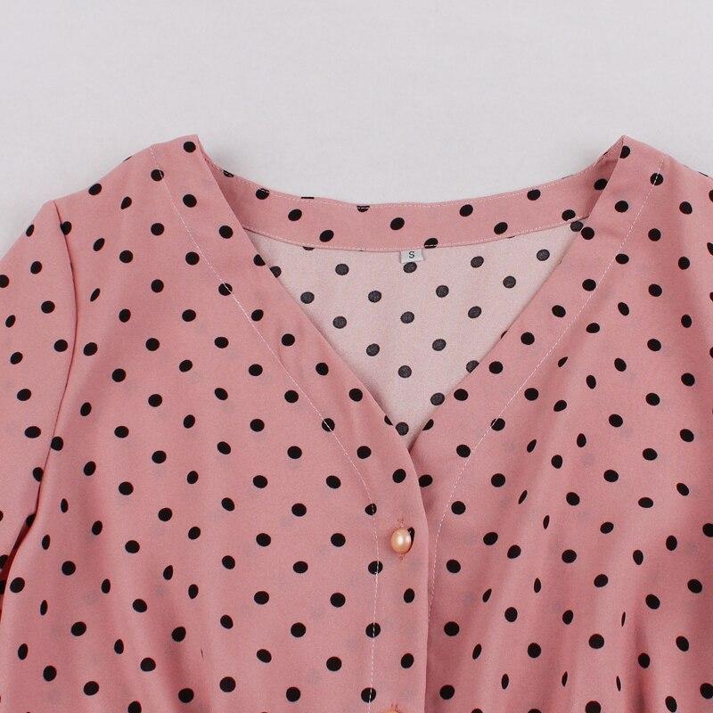 Abito Vintage Anni '50 Con Maniche Lunghe