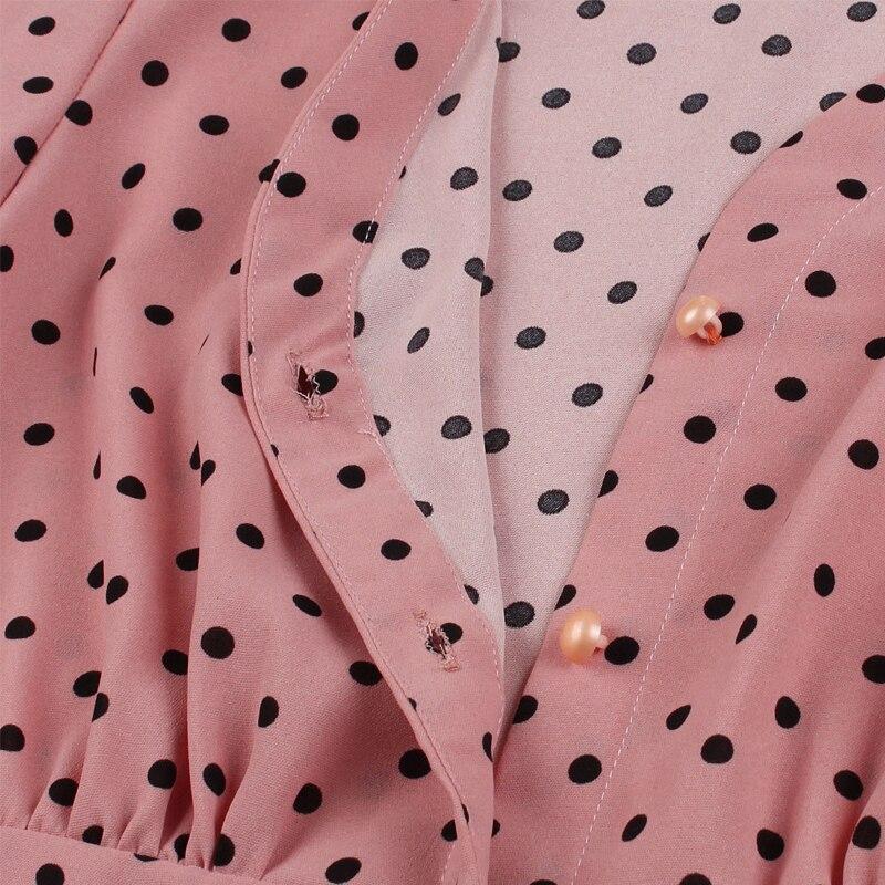 Abito Vintage Anni '50 Con Maniche Lunghe