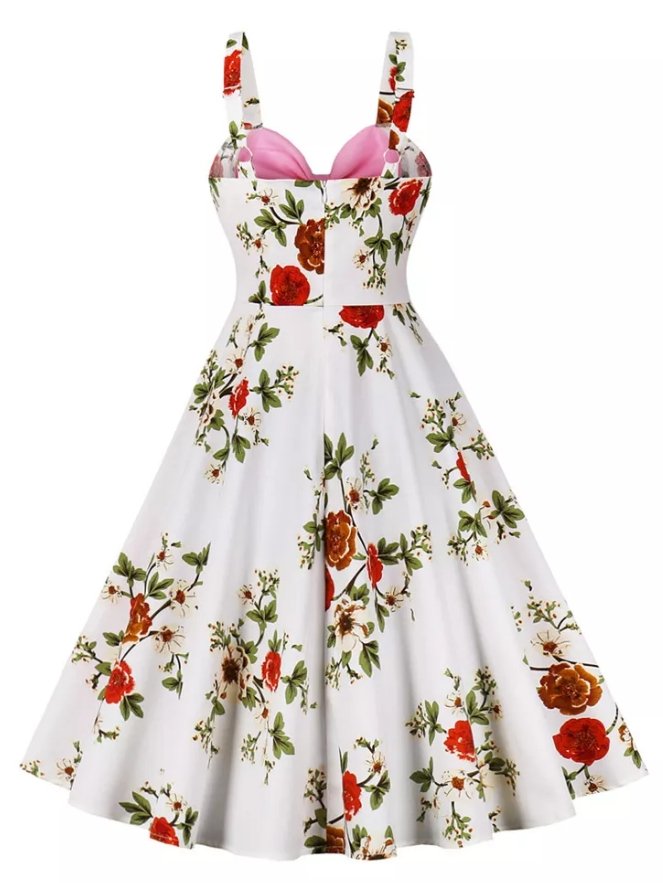 Abito Rosa Vintage Anni '50