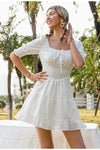 Abito Vintage In Pizzo Sangallo