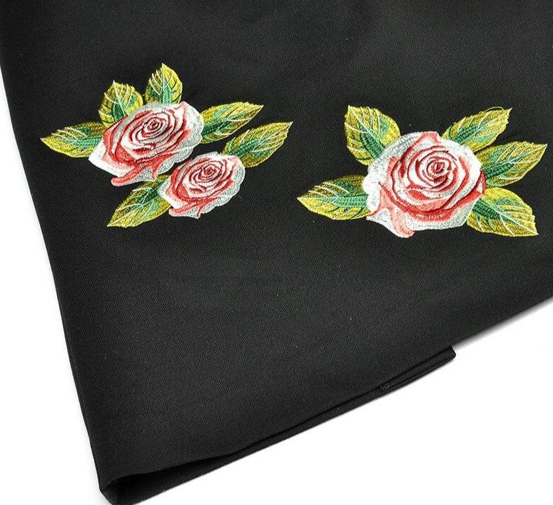 Abito Vintage Anni '40 Con Grandi Rose