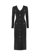 Abito Aderente Nero Vintage Anni '40