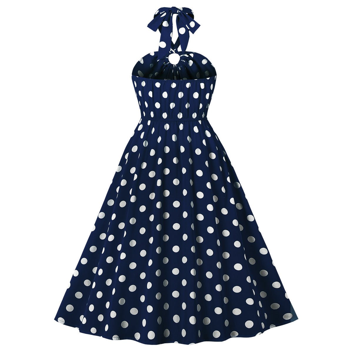 Abito Vintage Anni '50 Blu Navy