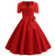 Abito Vintage Anni '50 Rosso