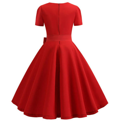 Abito Vintage Anni '50 Rosso