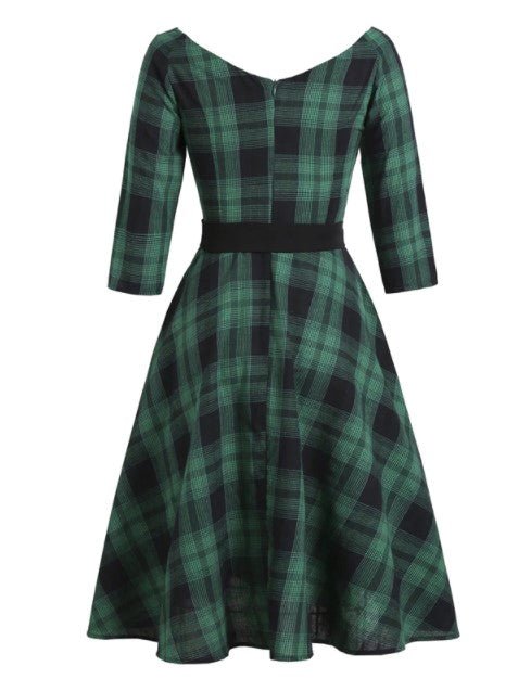 Abito Tartan Vintage Anni '50