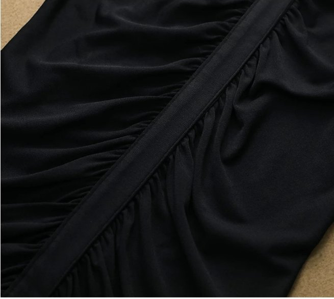 Abito Autunno Inverno Vintage Nero