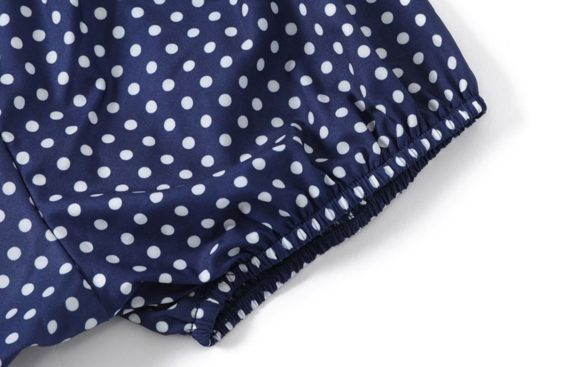 Abito Anni '50 Blu Reale