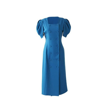 Abito Vintage Blu Reale