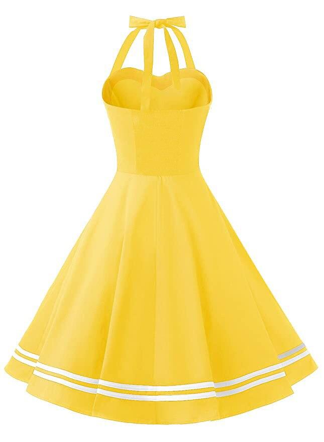 Abito Vintage Boogie Woogie Giallo