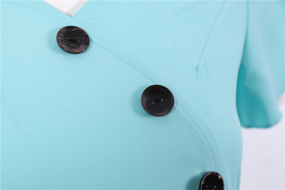 Bottoni Abito Vintage Blu