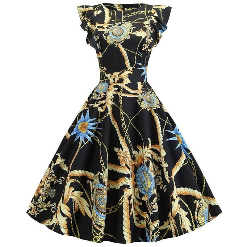 Vistoso Abito Retrò Vintage Chic